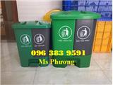 Tìm đại lý phân phối thùng rác đạp chân 2 ngăn