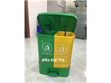 Tìm nhà phân phối thùng rác đạp chân 2 ngăn nhựa hdpe
