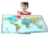 Tìm npp đồ chơi giáo dục - bộ xếp hình bản đồ thế giới