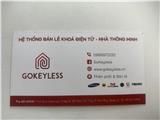 Cần tìm đại lý phân phối sản phẩm khóa điện tử khu vực miền nam (hcm) cty gokeyless, thuần (0867747540)