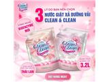 Tìm npp nước giặt xả clean$clean 3200ml một số khu vực còn thiếu