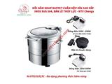 Nồi hâm soup chân hộp kín cao cấp, inox 304, dung tích 11 lít - ntv chengs