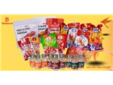 Hiện tại chúng tôi đang cung cấp các sản phẩm đồ ăn vặt như bánh da trứng gulu foods, chân gà