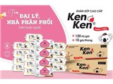 Tuyển npp độc quyền khăn ướt em bé cao cấp ken ken 120 tờ