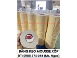 Băng keo 2 mặt xốp trắng (băng keo mousse)
