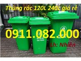  thùng rác chất lượng giá rẻ cạnh tranh- thùng thu gom rác, thùng rác 120l 240l 660l- lh 0911.082.000